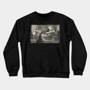 Cairo harem illustration engraving 1881 Crewneck Sweatshirt